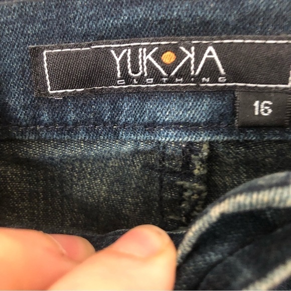 Denim Y2K Dark Wash Maxi Jean Skirt Medium - Picture 8 of 12